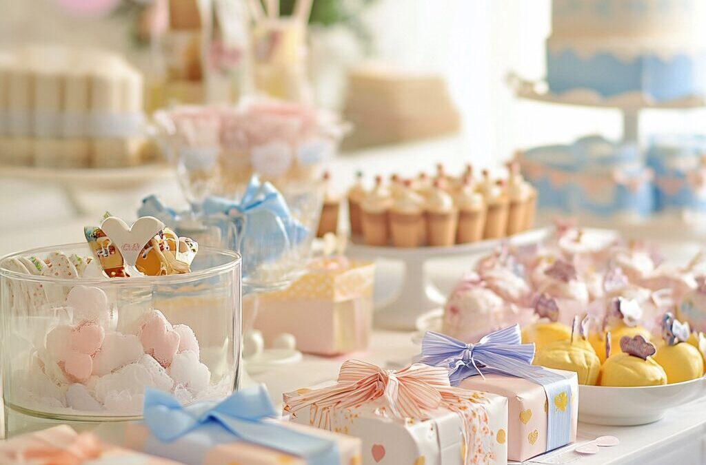 deco table baby shower