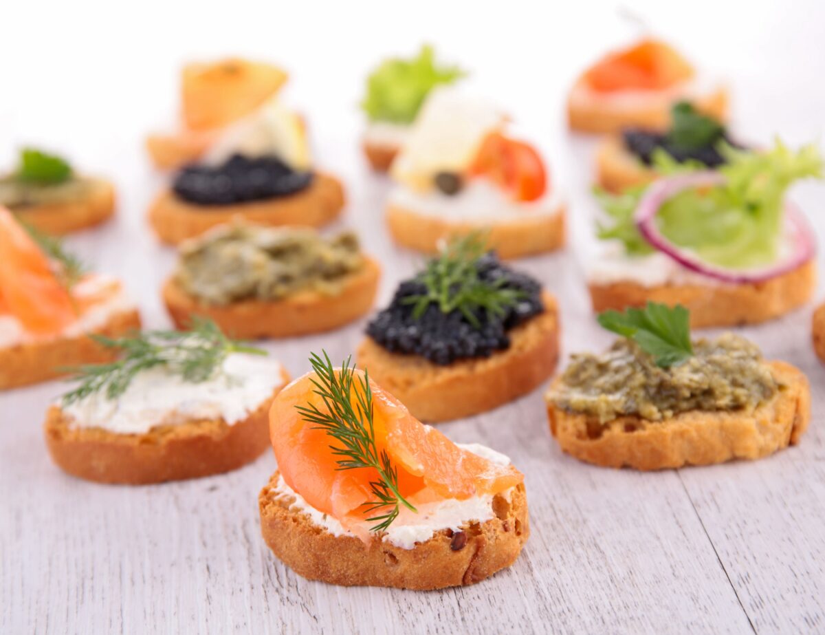 crostini amuse  