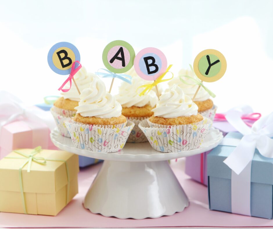 cupcakes pour baby shower